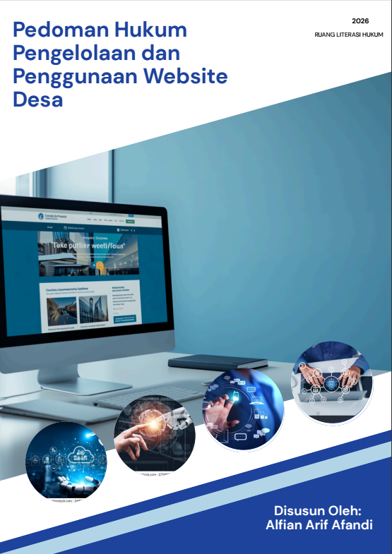 Cover Pedoman Hukum Pengelolaan dan Penggunaan Website Desa